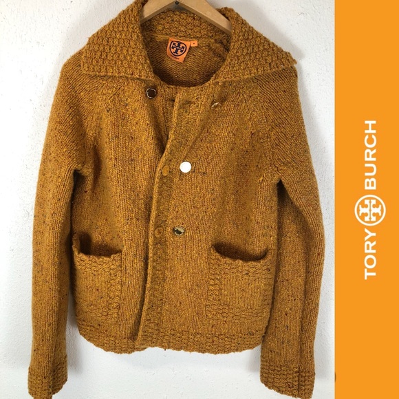 Tory Burch Sweaters - Tory burch mustard yellow sweater
